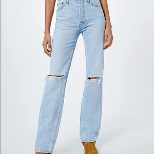 Redone High Rise Loose jeans